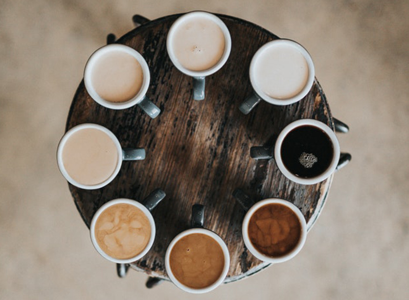 assortment of coffee